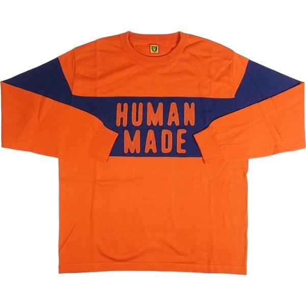 HUMAN MADE 23AW KNIT SWEATER #2 ORANGE オンライン限定ニット 