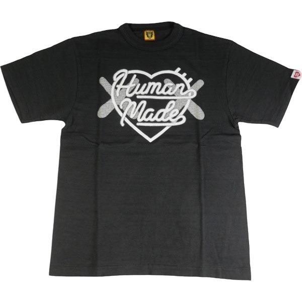 HUMAN MADE ×KAWS 23AW KAWS GRAPHIC T-SHIRT #1 BLACK ハートロゴT