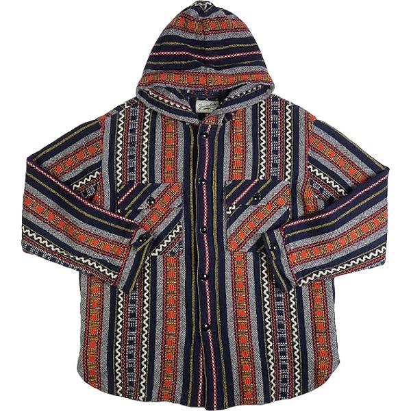 TENDERLOIN テンダーロイン T-NATIVE PARKA SHT NAVY フード付き長袖
