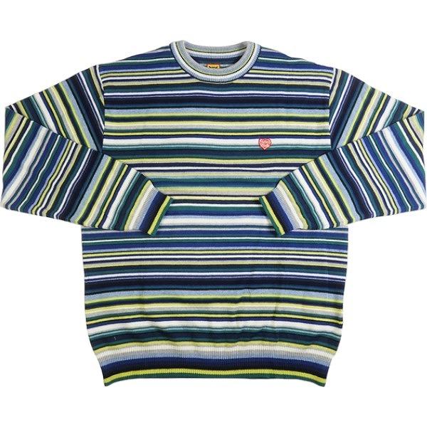 HUMAN MADE ヒューマンメイド 23AW MULTI STRIPED KNIT SWEATER Multi 
