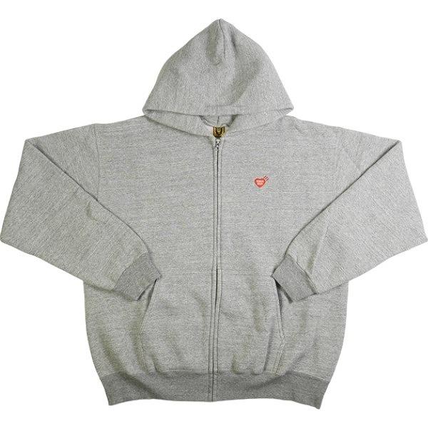 HUMAN MADE ヒューマンメイド 23AW ZIP-UP HOODIE Gray HM26CS040