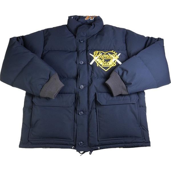 HUMAN MADE ヒューマンメイド ×KAWS 23AW KAWS DOWN JACKET Navy HUMAN MADE ヒューマンメイド ×KAWS 23AW KAWS DOWN JACKET Navy