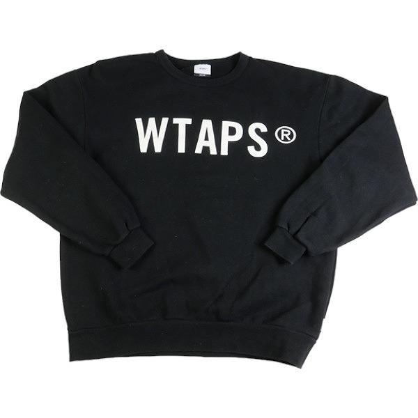 WTAPS WTVUA クルーネックスウェット BLACK SIZE X 05