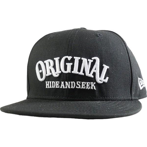 TENDERLOIN テンダーロイン 帽子 × HIDE AND SEEK ハイドアンドシーク NEWERA CAP ニューエラ キャップ ブラック系【中古】 TENDERLOIN テンダーロイン ×HIDE AND SEEK ハイドアンドシーク NEWERA