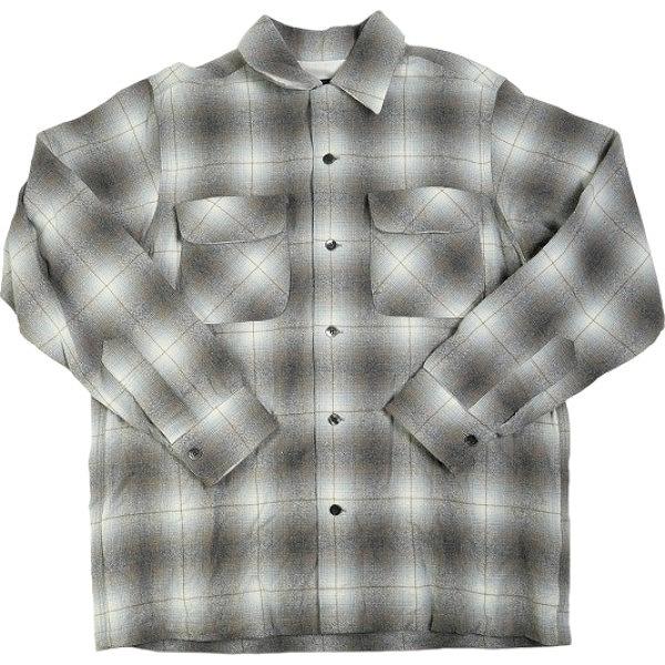 SubCulture サブカルチャー WOOL CHECK SHIRT IVORY 長袖シャツ SubCulture サブカルチャー WOOL CHECK SHIRT IVORY 長袖シャツ