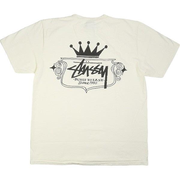 STUSSY ステューシー 24SS BUILT TO LAST TEE PIGMENT DYED White T 