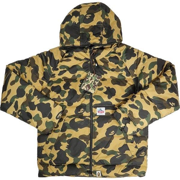 A BATHING APE ア ベイシング エイプ 1ST CAMO FULL ZIP DOWN PARKA  
