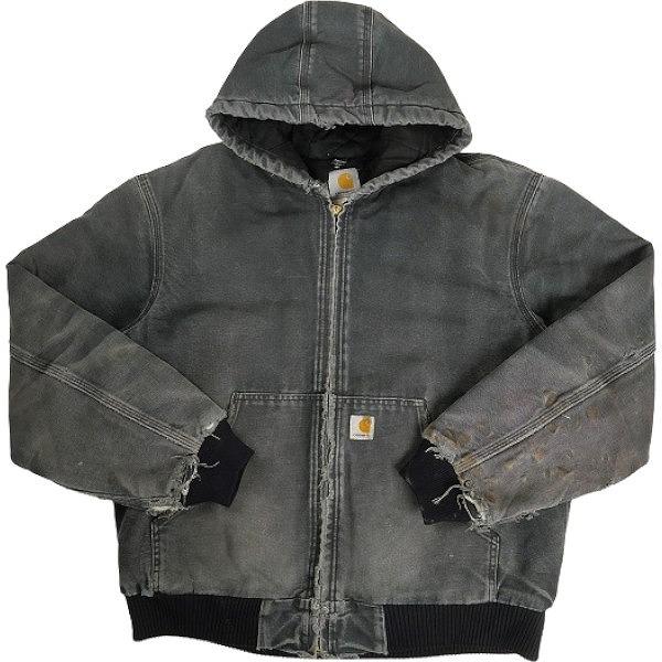 VINTAGE ヴィンテージ Carhartt Active Hooded Jacket Faded Black