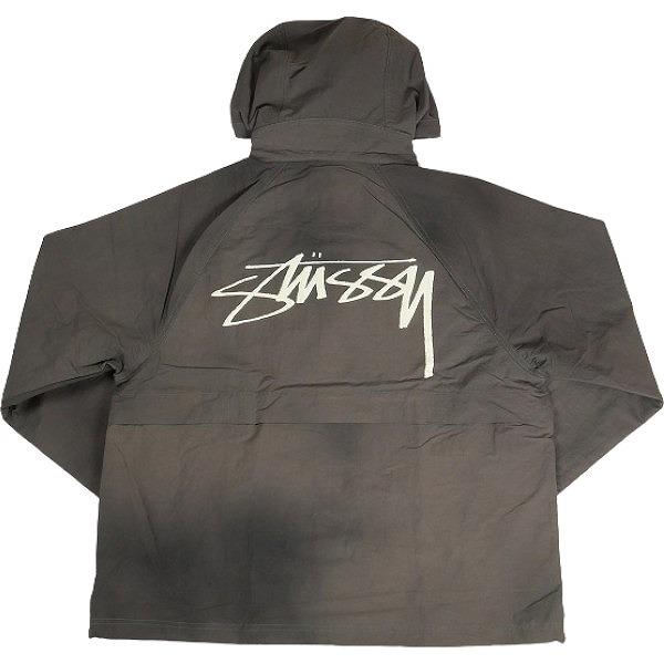 ステューシー　シェルジャケット　黒 STUSSYシェルジャケット黒 Beach Shell Wave Dye – Black