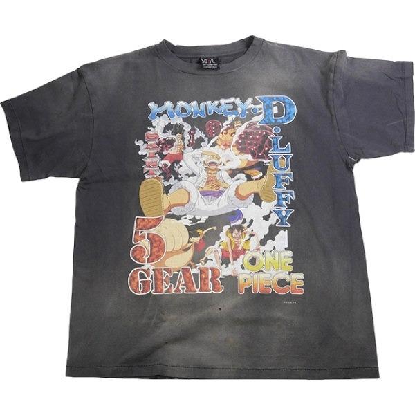 SAINT MICHAEL セント マイケル ×ONE PIECE 23AW TEE / BLACK Tシャツ 