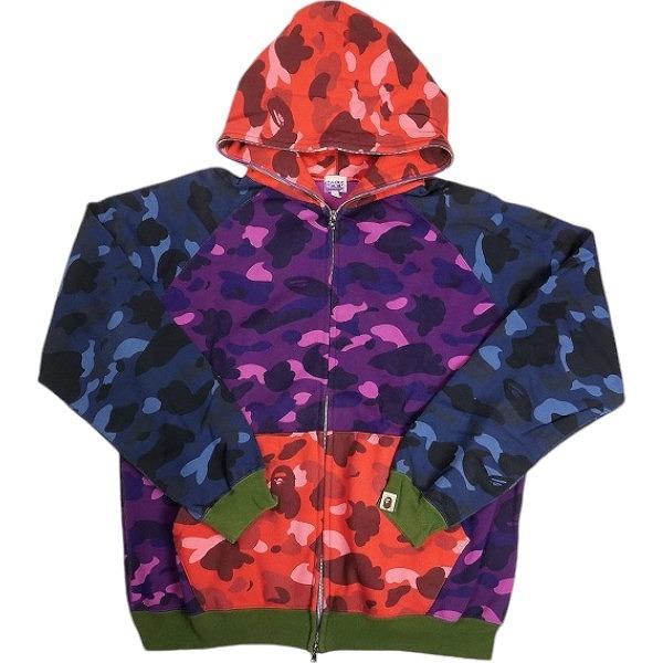 A BATHING APE ア ベイシング エイプ クレイジーカモフルジップ  