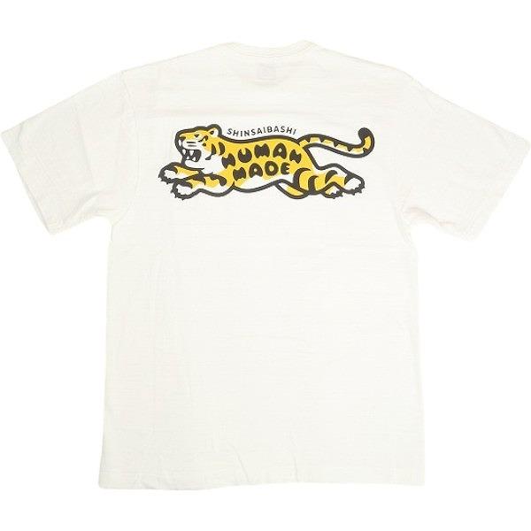 HUMAN MADE 24SS POCKET T-SHIRT SHINSAIBASHI PARCO/TIGER WHITE 