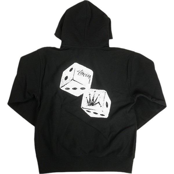 STUSSY ステューシー 24AW SHAKERS HOODIE BLACK スウェットパーカー