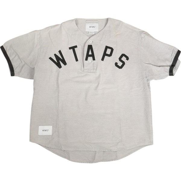 WTAPS ダブルタップス 22SS LEAGUE/SS/COTTON. FLANNEL GREY ゲーム 