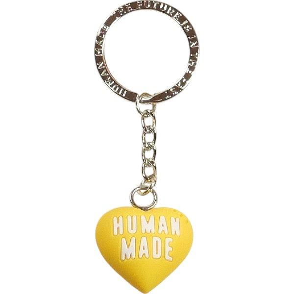 HUMAN MADE ヒューマンメイド 24AW HEART RUBBER KEY CHAIN YELLOW