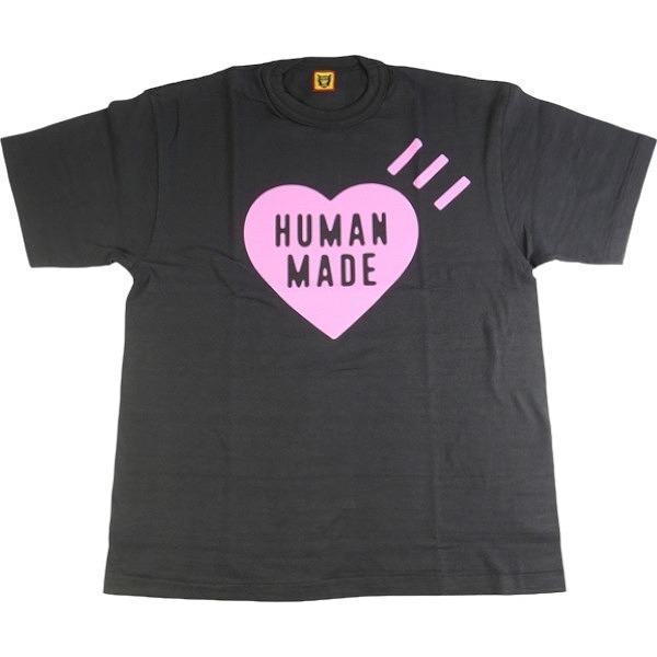 HUMAN MADE ヒューマンメイド 23AW Heart T-Shirt Black 原宿店限定T 
