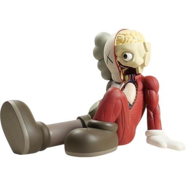 KAWS カウズ ×MEDICOM TOY COMPANION Resting Place フィギュア 茶 