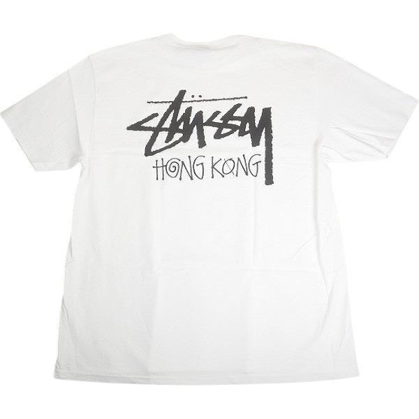STUSSY ステューシー 24AW STOCK HONG KONG TEE WHITE 香港限定Tシャツ