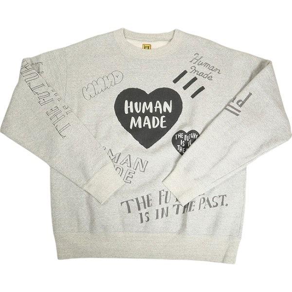 HUMAN MADE ヒューマンメイド 24AW GRAFFITI SWEATSHIRT GRAY 