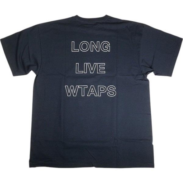 WTAPS ダブルタップス 23SS LLW/SS/COTTON 231ATDT-STM09S Tシャツ 紺