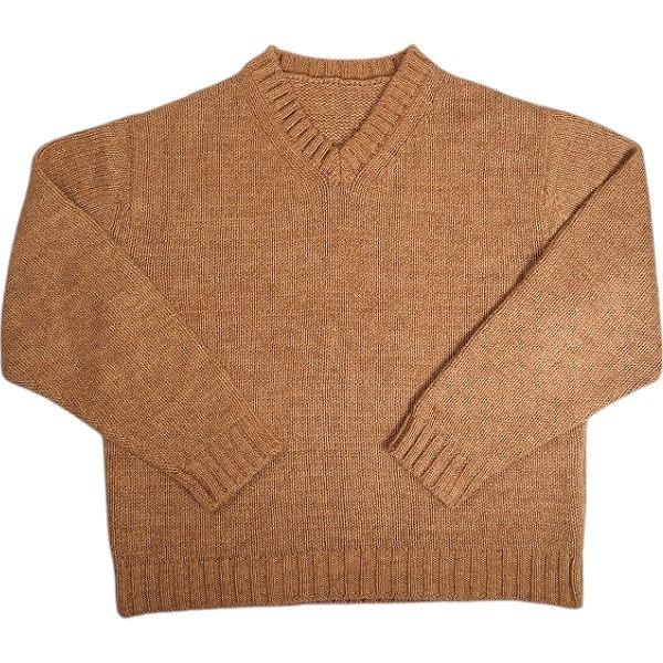 TENDERLOIN テンダーロイン V NECK COTTON KNIT BROWN ニット 茶 Size 