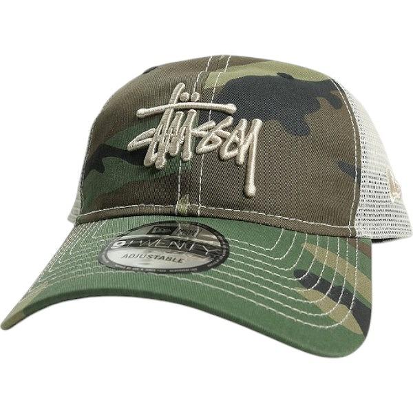 STUSSY ステューシー ×NEW ERA 9TWENTY 25SS BASIC TRUCKER CAP