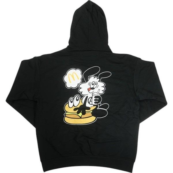 VERDY ヴェルディ ×McDonalds Hoodie Black 上海限定パーカー 黒 Size  