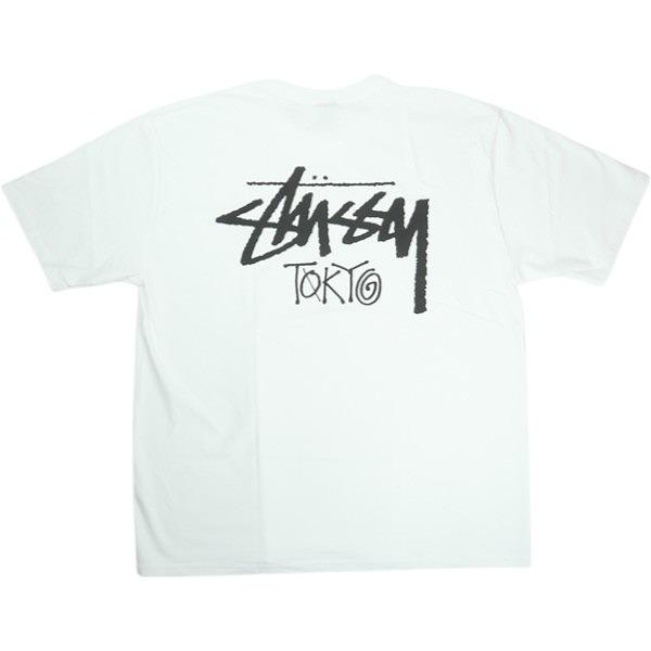 STUSSY ステューシー 25SS STOCK TOKYO TEE WHITE 東京限定Tシャツ 白