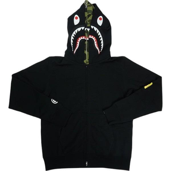 A BATHING APE ア ベイシング エイプ Shark Full Zip Double Hoodie