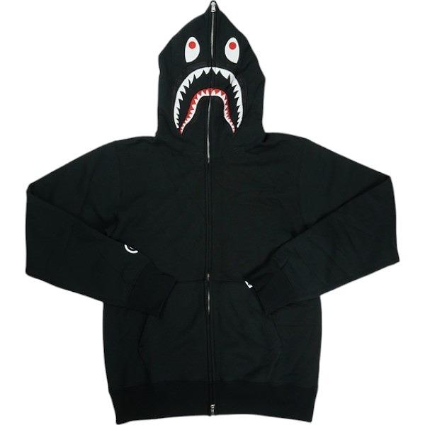 A BATHING APE ア ベイシング エイプ Ponr Shark Full Zip Hoodie 