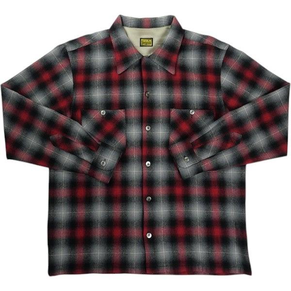 TENDERLOIN テンダーロイン 08AW T-WOOL SHT 長袖シャツ 赤 Size 【S