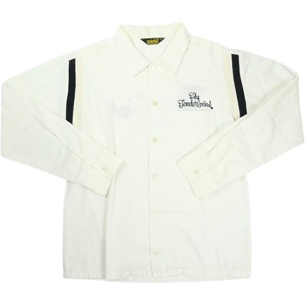 TENDERLOIN テンダーロイン T-BOWLS SHT 2 LONG WHITE 長袖シャツ 白