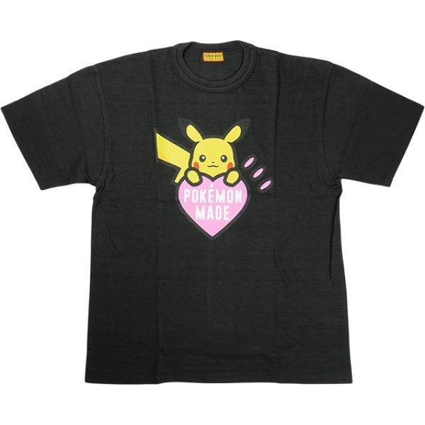 HUMAN MADE ピカチュウ 黒 M HUMAN MADE ヒューマンメイド ×POKEMON 25AW GRAPHIC T-SHIRT BLACK