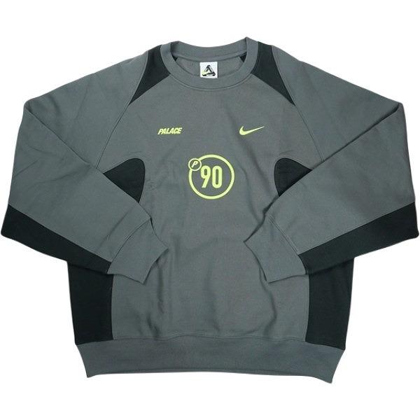 PALACE Nike Total P90 Crew Grey M パレス PALACE x Nike Total P90 Crew 