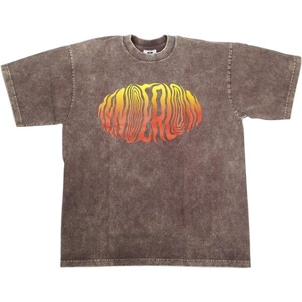 TENDERLOIN テンダーロイン TEE ACID WASH G BROWN Tシャツ 茶 Size 