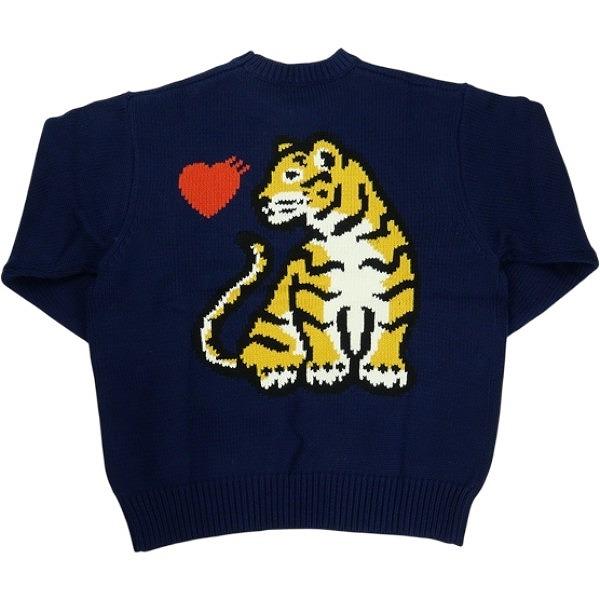 HUMAN MADE ヒューマンメイド 25AW GRAPHIC SWEATER HM30CS036 NAVY