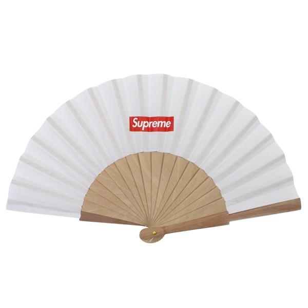 シュプリーム Supreme Sasquatchfabrix 16ss Folding Fan ボックスロゴ扇子 白赤 Size フリー 新古品 未使用品 Digitalizame Cl