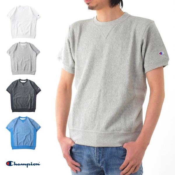 チャンピオン Champion Tシャツ メンズ リバースウィーブ クルーネック スエット スウェット Tシャツ ショートスリーブ 袖ワンポイントロゴ C3 K002 アメカジ Buyee Servis Zakupok Tretim Licom Buyee Pokupajte Iz Yaponii