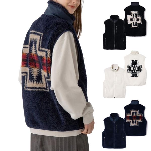 ペンドルトン PENDLETON フリース ジャガードボアフリースベスト ペンドルトン PENDLETON フリース ジャガードボアフリースベスト