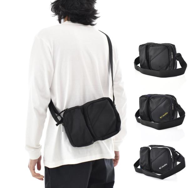 コロンビア columbia バッグ ショルダーバッグ ブレムナースロープ ショルダー Bremner Slope PU8751 男女兼用 軽量 斜めがけバッグ 黒