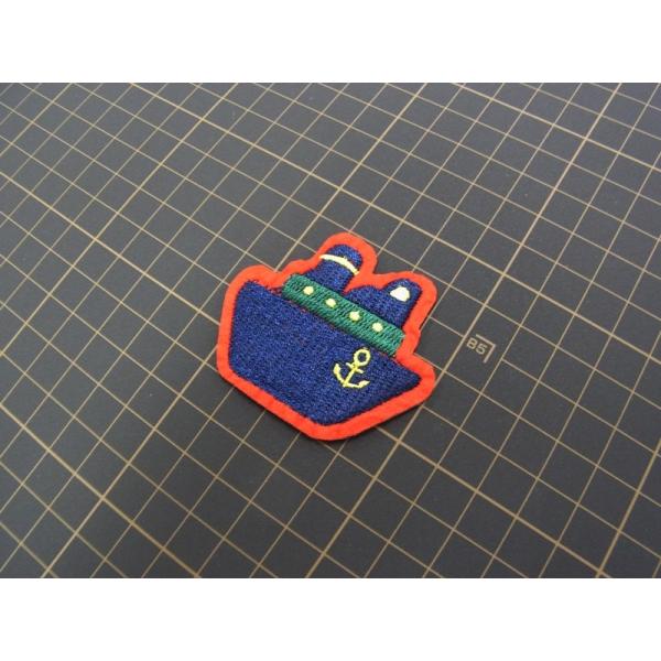 ワッペン 船 アニメ風 デニムカラー : stc-store - 通販 - Yahoo