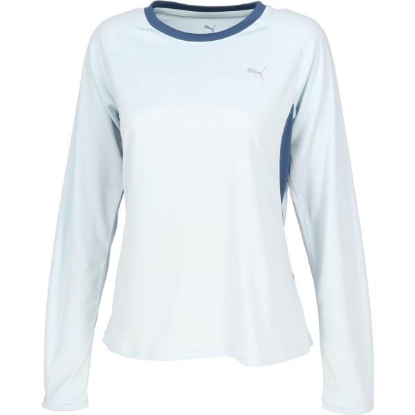 PUMA プーマ RUN VELOCITY ロングスリーブ Tシャツ ウィメンズ Sea Glass ウェルネス ウェアー