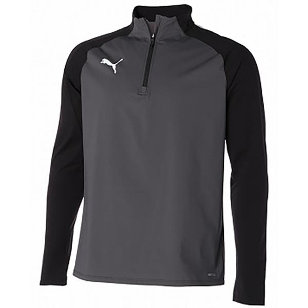 PUMA プーマ TEAMLIGA 1/4 ジップトップ PUMA BLACK サッカー トレーニングウェア
