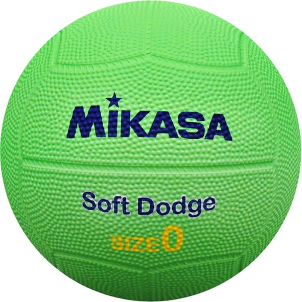 MIKASA ミカサ ソフトドッジボール0号 ライトグリーン レクレーション ボール