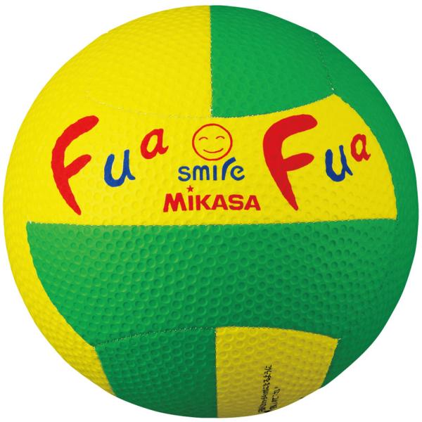MIKASA ミカサ ふぁふぁドッジ 2号球縫い イエロー/グリーン ハンドボール・ドッジボール ボール
