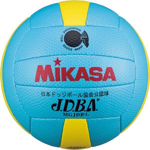 MIKASA ミカサ 小学生用ドッジボール検定球 3号 サックス×イエロー ハンドボール・ドッジボール ボール