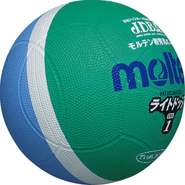 モルテン ドッジボール ライトドッジ 1号球 緑×サックス SLD1MSK メンズ