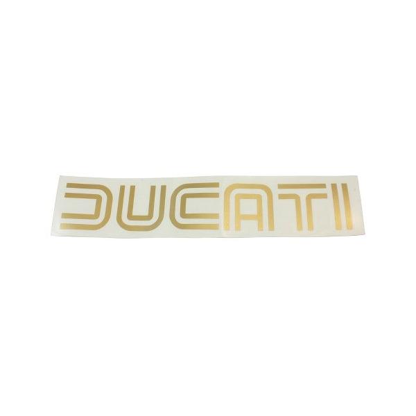 S25□DUCATI 900MHR タンクステッカー GOLD 228-40mm ドゥカティ