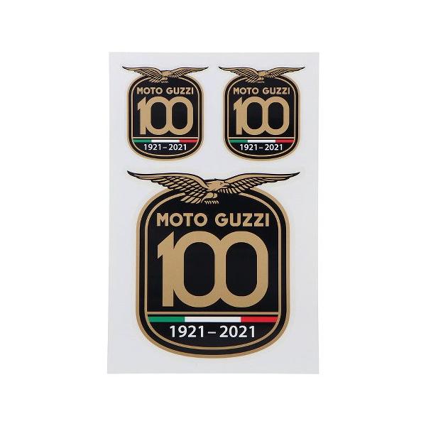 S25□モトグッチ 100周年ステッカー 1921-2021 MOTO GUZZI 100 years