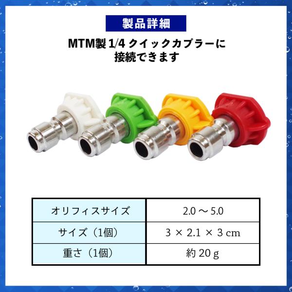 Veloci �p���[�E�H�b�V���[�m�Y�� QC�t�� 4�p�b�N �m�Y���`�b�v ��� �A��� ������� ���i�摜3